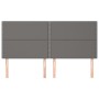 Headboards 4 units of gray synthetic leather 90x5x78/88cm by , Headboards and footboards - Ref: Foro24-3116298, Price: 130,73...