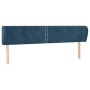 Cabecero de terciopelo azul oscuro 183x23x78/88 cm de , Cabeceros y pies de cama - Ref: Foro24-3117068, Precio: 75,77 €, Desc...