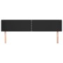 Cabecero de cuero sintético negro 163x16x78/88 cm de , Cabeceros y pies de cama - Ref: Foro24-3118724, Precio: 64,13 €, Descu...