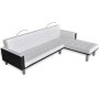 L-förmiges Schlafsofa Kunstleder weiß von vidaXL, Sofas - Ref: Foro24-244329, Preis: 413,34 €, Rabatt: %