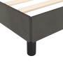 Estructura de cama con cabecero terciopelo gris oscuro 90x200cm de , Camas y somieres - Ref: Foro24-3125673, Precio: 152,52 €...