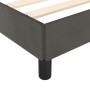 Estructura de cama con cabecero terciopelo gris oscuro 90x190cm de , Camas y somieres - Ref: Foro24-3125667, Precio: 139,85 €...