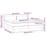 Boxspringbett mit dunkelgrüner Samtmatratze 200x200 cm von , Betten und Lattenroste - Ref: Foro24-3127454, Preis: 581,49 €, R...