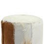 Kitchen stool made of genuine leather and solid teak wood by vidaXL, Kitchen stools - Ref: Foro24-244542, Price: 115,40 €, Di...