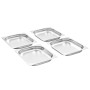 Gastronorm trays 8 units GN 1/2 40 mm stainless steel by , Buckets for steam tables - Ref: Foro24-50886, Price: 37,64 €, Disc...