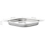 Gastronorm trays 8 units GN 1/2 40 mm stainless steel by , Buckets for steam tables - Ref: Foro24-50886, Price: 37,64 €, Disc...