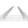 Galvanized steel gabion bed 1000x100x20 cm by , Pots and planters - Ref: Foro24-151318, Price: 132,33 €, Discount: %