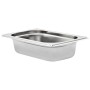 Gastronorm trays 8 units GN 1/4 65 mm stainless steel by , Buckets for steam tables - Ref: Foro24-50901, Price: 48,47 €, Disc...