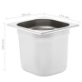 Gastronorm trays 8 units GN 1/6 150 mm stainless steel by , Buckets for steam tables - Ref: Foro24-50908, Price: 76,64 €, Dis...