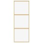 Golden sliding door made of transparent ESG glass and aluminum by , Doors for the home - Ref: Foro24-155148, Price: 141,34 €,...