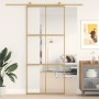 Goldene Schiebetür aus transparentem ESG-Glas und Aluminium von , Türen für zu Hause - Ref: Foro24-155155, Preis: 154,99 €, R...