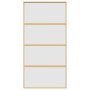 Sliding door made of frosted ESG glass and golden aluminum by , Doors for the home - Ref: Foro24-155183, Price: 202,99 €, Dis...