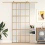 Goldene Schiebetür ESG-Glas mattiertes Aluminium 90x205cm von , Türen für zu Hause - Ref: Foro24-155176, Preis: 175,85 €, Rab...