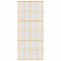 Goldene Schiebetür ESG-Glas mattiertes Aluminium 90x205cm von , Türen für zu Hause - Ref: Foro24-155176, Preis: 175,85 €, Rab...