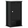 Mueble de pared baño BERG madera maciza pino negro 40x27x71,5cm de , Muebles de baño - Ref: Foro24-358549, Precio: 75,63 €, D...