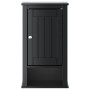 Mueble de pared baño BERG madera maciza pino negro 40x27x71,5cm de , Muebles de baño - Ref: Foro24-358549, Precio: 75,63 €, D...