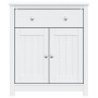 Mueble de baño BERG madera maciza de pino blanco 69,5x34x80 cm de , Muebles de baño - Ref: Foro24-358542, Precio: 136,33 €, D...