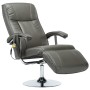 Sillón de masaje de cuero sintético gris de , Sillones de masaje eléctricos - Ref: Foro24-248593, Precio: 276,01 €, Descuento: %