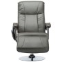 Sillón de masaje de cuero sintético gris de , Sillones de masaje eléctricos - Ref: Foro24-248593, Precio: 276,01 €, Descuento: %