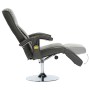 Sillón de masaje de cuero sintético gris de , Sillones de masaje eléctricos - Ref: Foro24-248593, Precio: 276,01 €, Descuento: %