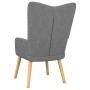 Entspannungssessel mit dunkelgrauem Stoffhocker von , Sessel - Ref: Foro24-327535, Preis: 124,46 €, Rabatt: %