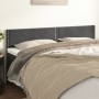 Headboards 2 units of dark gray velvet 90x5x78/88 cm by , Headboards and footboards - Ref: Foro24-345979, Price: 69,64 €, Dis...