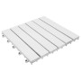 Baldosas de porche de madera de acacia 20 pzas blanco 30x30 cm de , Suelos y moquetas - Ref: Foro24-3114662, Precio: 96,99 €,...