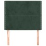 Headboards 2 units of dark green velvet 90x5x78/88 cm by , Headboards and footboards - Ref: Foro24-3116231, Price: 68,93 €, D...