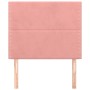 Cabeceros 2 unidades de terciopelo rosa 90x5x78/88 cm de , Cabeceros y pies de cama - Ref: Foro24-3116233, Precio: 68,93 €, D...