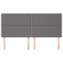 Headboards 4 units of gray synthetic leather 80x5x78/88 cm by , Headboards and footboards - Ref: Foro24-3116292, Price: 106,4...