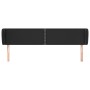 Cabecero de cuero sintético negro 183x23x78/88 cm de , Cabeceros y pies de cama - Ref: Foro24-3117106, Precio: 65,67 €, Descu...