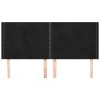 Headboard with black velvet ears 203x16x118/128 cm by , Headboards and footboards - Ref: Foro24-3119508, Price: 147,99 €, Dis...