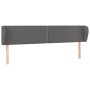 Gray synthetic leather headboard 163x23x78/88 cm by , Headboards and footboards - Ref: Foro24-3117104, Price: 70,63 €, Discou...