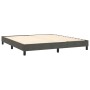 Cama box spring con colchón terciopelo gris oscuro 180x200 cm de , Camas y somieres - Ref: Foro24-3130914, Precio: 538,52 €, ...