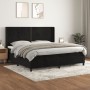 Box spring bed with black velvet mattress 200x200 cm by , Beds and slatted bases - Ref: Foro24-3132641, Price: 652,99 €, Disc...