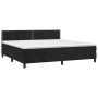 Cama box spring colchón y LED terciopelo negro 200x200 cm de , Camas y somieres - Ref: Foro24-3134365, Precio: 593,13 €, Desc...