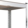 Shelving 5 levels 2 units steel plywood silver by , Industrial shelving - Ref: Foro24-3154191, Price: 130,24 €, Discount: %