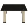 Mueble para TV de vidrio templado negro 60x35x17 cm de , Muebles TV - Ref: Foro24-322761, Precio: 37,72 €, Descuento: %