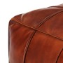 Brown pouf 60x60x30 cm genuine goat leather by , Ottomans - Ref: Foro24-248132, Price: 138,33 €, Discount: %