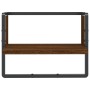 Wall shelf with oak brown bar 40x25x30 cm by , Shelves and shelves - Ref: Foro24-836287, Price: 16,02 €, Discount: %