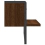 Wall shelf with oak brown bar 40x25x30 cm by , Shelves and shelves - Ref: Foro24-836287, Price: 16,02 €, Discount: %