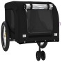 Pet Bicycle Trailer Iron Oxford Cloth Black by , pet strollers - Ref: Foro24-94031, Price: 90,99 €, Discount: %