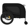 Pet Bicycle Trailer Iron Oxford Cloth Black by , pet strollers - Ref: Foro24-94031, Price: 90,99 €, Discount: %