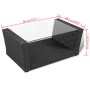 4-piece garden furniture set and black synthetic rattan cushions by vidaXL, Garden sets - Ref: Foro24-42642, Price: 333,54 €,...