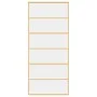 Goldene Schiebetür aus transparentem ESG-Glas und Aluminium von , Türen für zu Hause - Ref: Foro24-155161, Preis: 131,03 €, R...