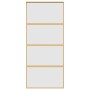 Goldene Schiebetür ESG-Glas mattiertes Aluminium 90x205cm von , Türen für zu Hause - Ref: Foro24-155182, Preis: 207,95 €, Rab...