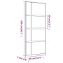 Golden sliding door ESG glass frosted aluminum 90x205cm by , Doors for the home - Ref: Foro24-155194, Price: 175,64 €, Discou...