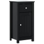 Mueble de baño BERG madera maciza de pino negro 40x34x80 cm de , Muebles de baño - Ref: Foro24-358541, Precio: 96,99 €, Descu...