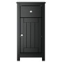 Mueble de baño BERG madera maciza de pino negro 40x34x80 cm de , Muebles de baño - Ref: Foro24-358541, Precio: 96,99 €, Descu...