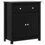 BERG bathroom cabinet solid black pine wood 69.5x34x80 cm by , Bathroom furniture - Ref: Foro24-358543, Price: 145,99 €, Disc...